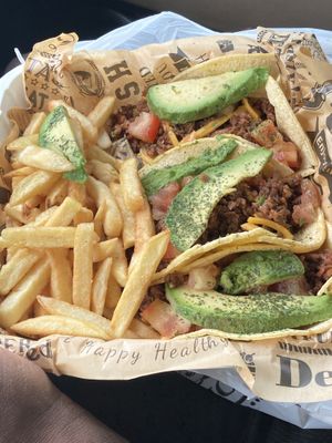 “Beef” tacos  at Vegan Bar in Naperville