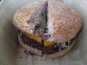 The Veggie Burger at Vegan Grill - Whole Foods Venice in Venice