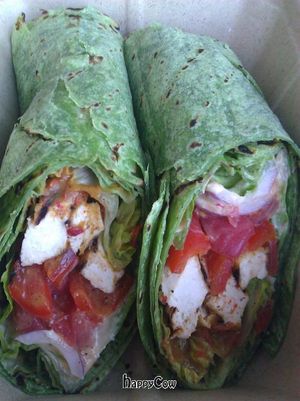 mediterranean tofu wrap at Vegan Grill - Whole Foods Venice in Venice
