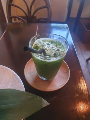 Iced matcha drink (comes with meal) at Wasonichinichi - 和想日々 in Kyoto