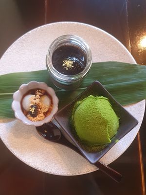 3 tradional deserts! Yum. at Wasonichinichi - 和想日々 in Kyoto