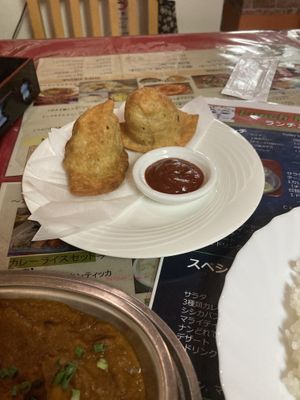 Samosa   at Restaurant  Namaste -レストラン ナマステ  in Kyoto