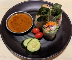 Fresh Rolls at The Chomp in Portland