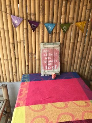 Inside table view at Grow Vegan in Koh Samui