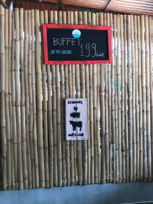 Inside decor at Grow Vegan in Koh Samui