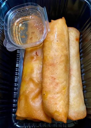 Vegan spring rolls at Grow Vegan in Koh Samui