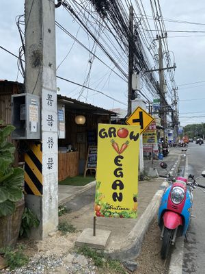 outside  at Grow Vegan in Koh Samui