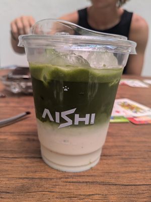 Matcha at Vegan Way Cafe in Probolinggo