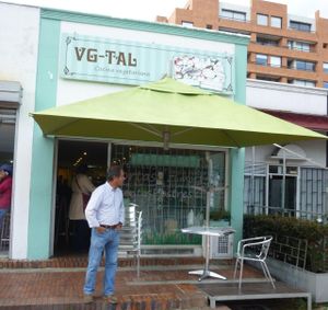 Front door. at VG-Tal in Bogota