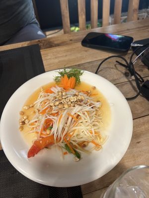 Papaya salad  at Patong Corner Restaurant in Phuket