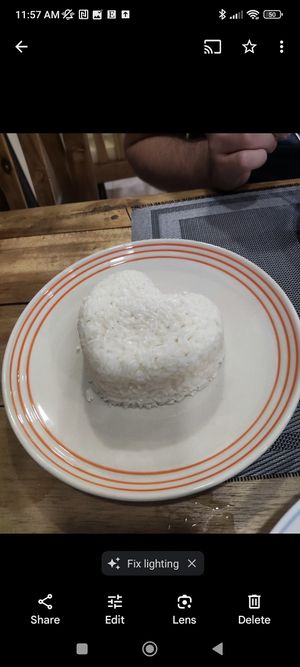 Coconut rice at Patong Corner Restaurant in Phuket