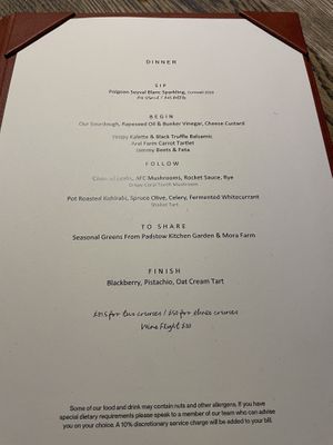 Menu - December 2024 (all vegan)  at The Herring in Newquay