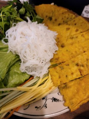 Vegan Pancake at Met Vietnamese Restaurant in Hanoi