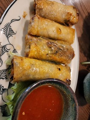 Fried Spring Rolls at Met Vietnamese Restaurant in Hanoi