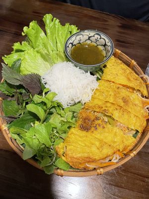Vegan pancake - Met, Hanoi  at Met Vietnamese Restaurant in Hanoi