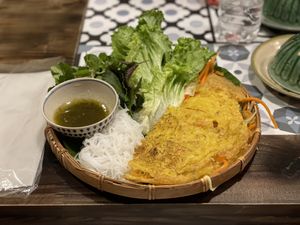 Vegan pancake - Met, Hanoi  at Met Vietnamese Restaurant in Hanoi
