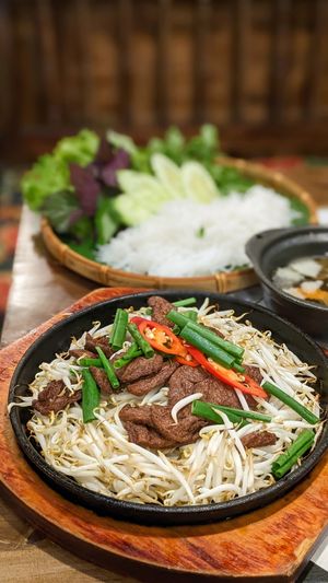 Vegan Bun Cha Hanoi at Met Vietnamese Restaurant in Hanoi