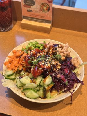 Tuna teriyaki with peanut sauce  at Kaspar Schmauser in Furth