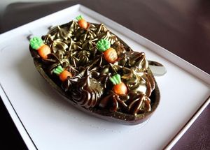 Easter egg at La Nina Vegan in Aguas Santas