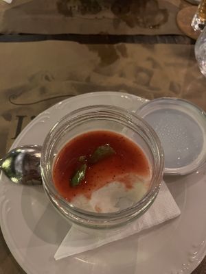 Panna cotta vegan  at L'Osteria Pizza e Cucina in Jimbaran