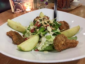 magic mushroom salad - best dish ever!!!! - at REfresh in Moscow