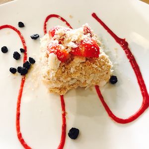 Napoleon cake  at REfresh in Moscow