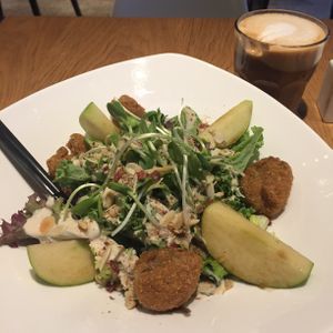 Magic mushroom salad at REfresh in Moscow