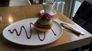 Burger at REfresh in Moscow