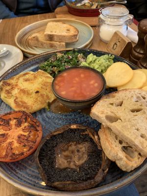 Vegan breakfast  at Farm Kitchen in Southsea