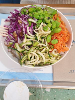 Vegan Delight salad at Aloha Poké in Salamanca