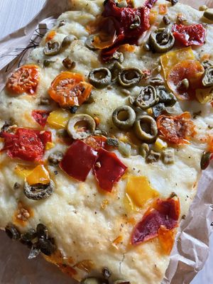 Vegan Focaccia   at Backstube Bergen in Bergen