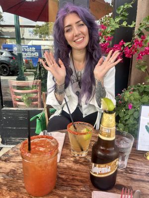 Happy place with my favorite person   at Ranchos Cocina in San Diego