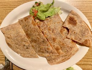 Soy chorizo quesadilla at Ranchos Cocina in San Diego