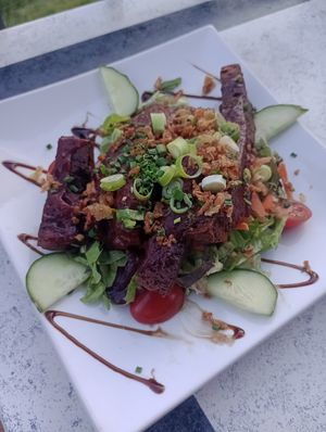 Seitan ribs at La Marmotte d'Or in Montriond