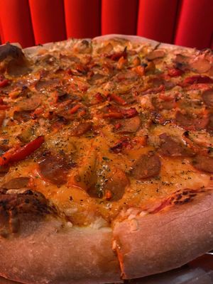 Picasso pizza  at Sauced on Paseo in Oklahoma City