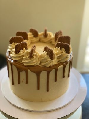 Biscoff Cake - yum! at Purely Scrumptious in Portsmouth