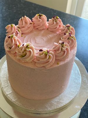 Rose and Pistachio at Purely Scrumptious in Portsmouth