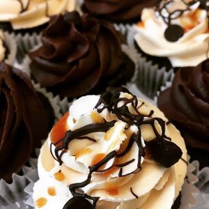 Chocolate Caramel and Ultimate Chocolate Cupcakes at Purely Scrumptious in Portsmouth