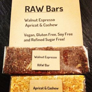 Apricot & Cashew and Walnut Espresso RAW Bars

Vegan, Gluten Free, Soy Free, Refined Sugar Free!

£12 per batch of 8 plus P&P or FREE delivery to local area.

 at Purely Scrumptious in Portsmouth