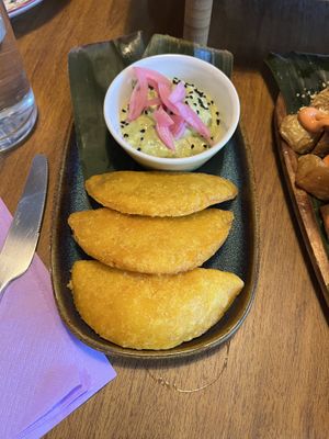 Empanadas  at Cocoloco in Bournemouth