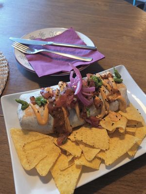 Jack black burrito at Cocoloco in Bournemouth