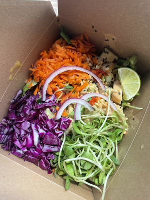 Peanut Thai bowl  at kb&co in Sherwood Park