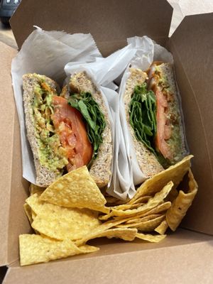 BLT with chips  at kb&co in Sherwood Park