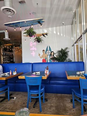 Indoor decor at Fig Tree Cafe in San Diego