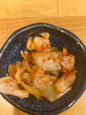 Vegan fermented cabbage (no dashi, confirmed)  at Yoshiharu in Kyoto