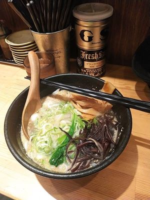 Vegan ramen at Yoshiharu in Kyoto