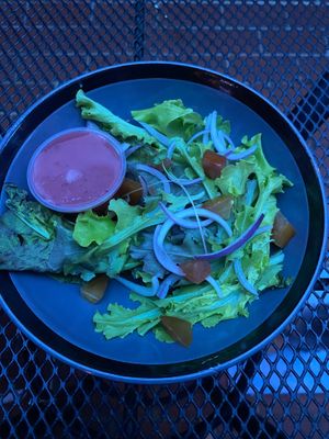Side salad at Aguadilla Rooftop Experience in Aguada