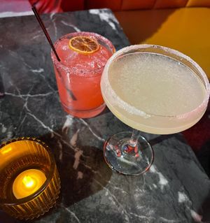 lemon drop & margarita   at Bun & Patti in San Diego