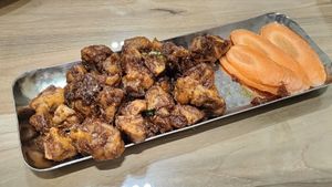 Guntur Chilli Mushroom at Cow and Farmer - Syed Alwi in Central Singapore