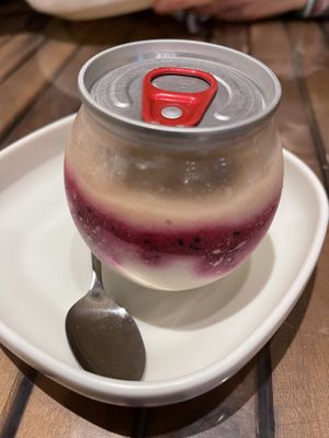 Dragon fruit ice cream  at Saijiki - 咲璽季 in Osaka